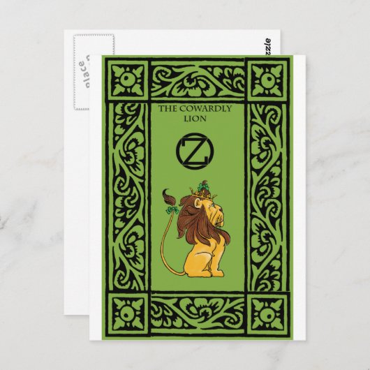 De laffe Lion Briefkaart (Voorkant / Achterkant)