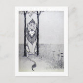 De laffe Lion Briefkaart (Voorkant)