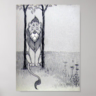 De laffe Lion Poster