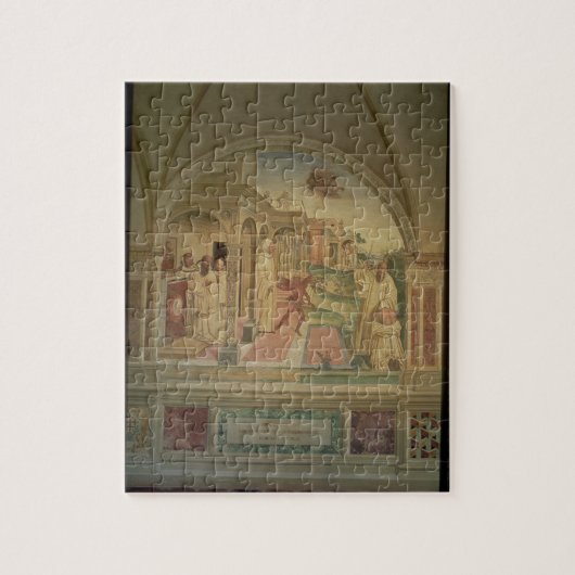 De lagellatie van St. Benedict, van het leven Legpuzzel (Verticaal)