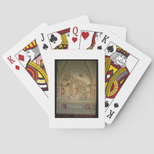 De lagellatie van St. Benedict, van het leven Pokerkaarten