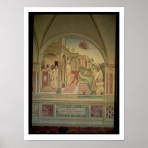De lagellatie van St. Benedict, van het leven Poster
