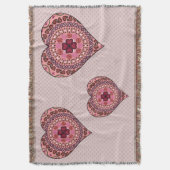 De lagen van de Blanket van de HartBlanket Deken (Voorkant Verticaal)