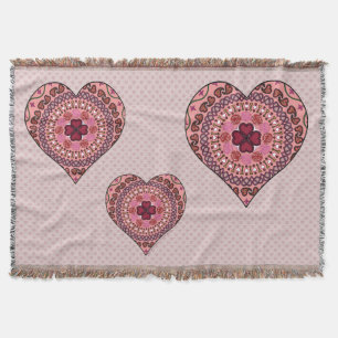 De lagen van de Blanket van de HartBlanket Deken