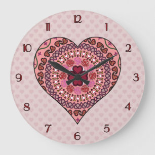 De lagen van de hartklok grote klok