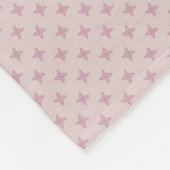 De lagen van de Heart Fleece Blanket Deken (Hoek)