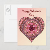 De lagen van het Briefkaart van het Hart (Voorkant / Achterkant)