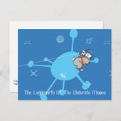 DE LAGOMORTH VAN DE OBDURATE MOONS BRIEFKAART (Voorkant / Achterkant)