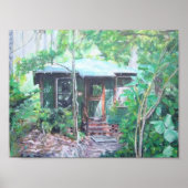 De Lagoon Cabin in Meher Spiritueel Center Poster (Voorkant)