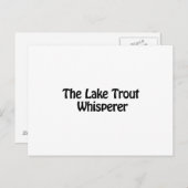 De Lake Trout fluisteraar Briefkaart (Voorkant / Achterkant)