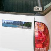 De Lakeshore, Chicago, IL, Chicago, Foto door A... Bumpersticker (Op Truck)