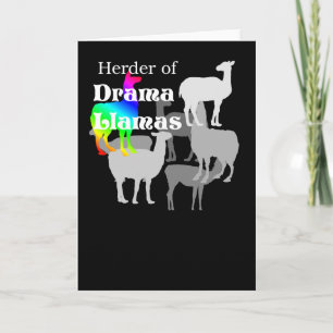 De Lama Herder Notecard van het drama Kaart