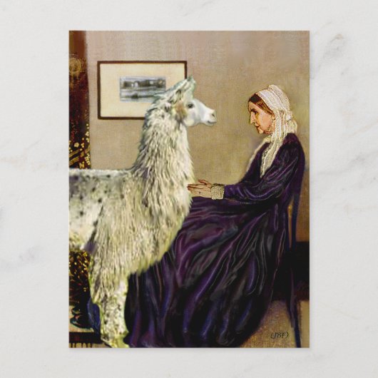 De Lama van de Moeder van Whistler Briefkaart (Voorkant)