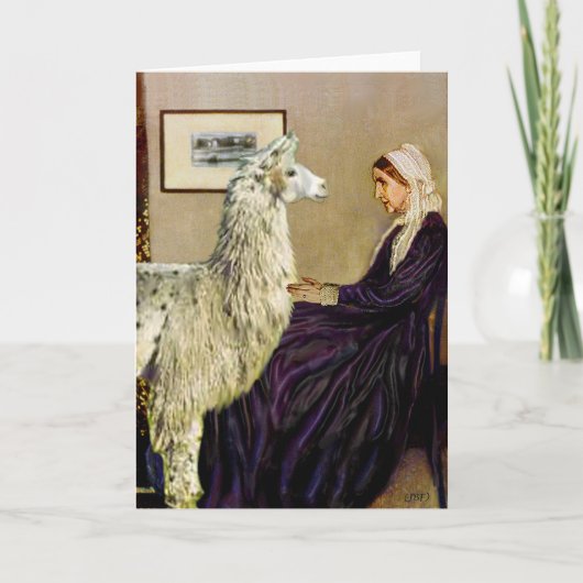De Lama van Moeder Whistler Kaart (Voorkant)