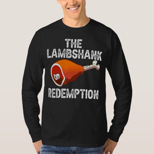 De Lamb Shank Redemption Passover Seder Bord Bit T-shirt (Voorkant)