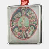 De Lamb van God Metalen Ornament (Links)