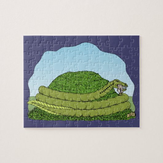 De Lambton Worm Legpuzzel (Horizontaal)