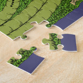 De Lambton Worm Legpuzzel (Zijkant)