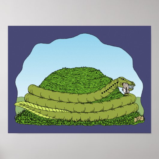 De Lambton Worm Poster (Voorkant)