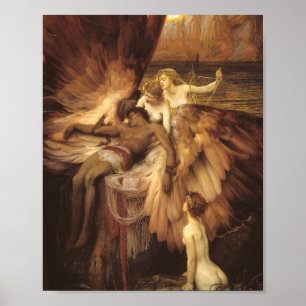 De Lament van Icarus door Herbert James Draper Poster