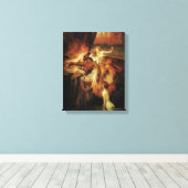 De Lament voor Icarus Canvas Afdruk (Insitu (Houten vloer))