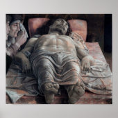 De Lamentatie over de dode Christus, Mantegna Poster (Voorkant)