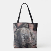 De Lamentatie over de dode Christus, Mantegna Tote Bag (Achterkant)