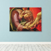 De Lamentatie van Christus Canvas Afdruk (Insitu (Houten vloer))