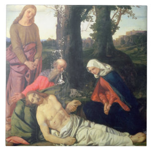 De Lamentatie van de dode Christus Tegeltje