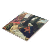 De Lamentatie van de dode Christus Tegeltje (Zijkant)