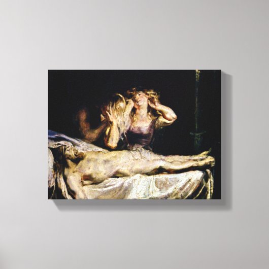 De Lamentatie van Jezus Christus - Rubens Canvas Afdruk (Voorkant)