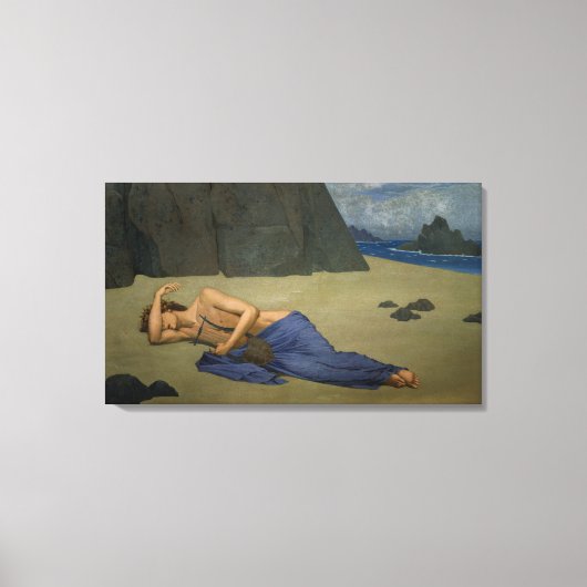 De Lamentatie van Orpheus Canvas Afdruk (Voorkant)