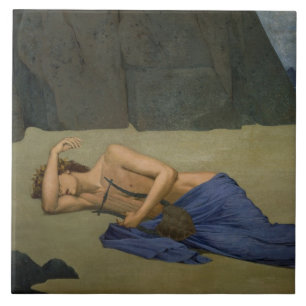 De Lamentatie van Orpheus Tegeltje