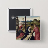 De Lamentation, c.1455-60 Vierkante Button 5,1 Cm (Voorkant /achterkant)