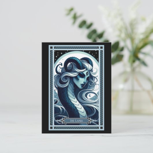 De Lamia Tarot Kaart (Staand voorkant)