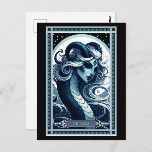 De Lamia Tarot Kaart (Voorkant / Achterkant)