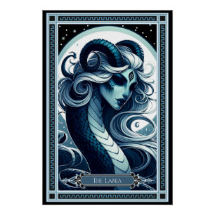 De Lamia Tarot Kaart Perfect Poster