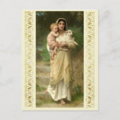 De lammetjes van William Bouguereau Briefkaart (Voorkant)