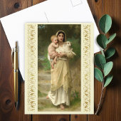 De lammetjes van William Bouguereau Briefkaart