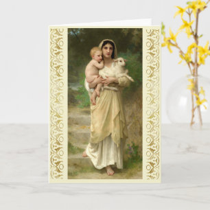 De lammetjes van William Bouguereau Kaart