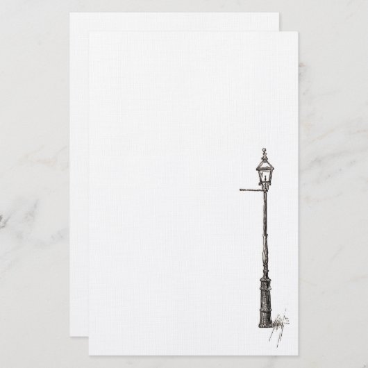 De lamp briefpapier (Voorkant / Achterkant)