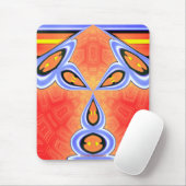 De Lamp Mousepad van het konijntje Muismat (Met muis)