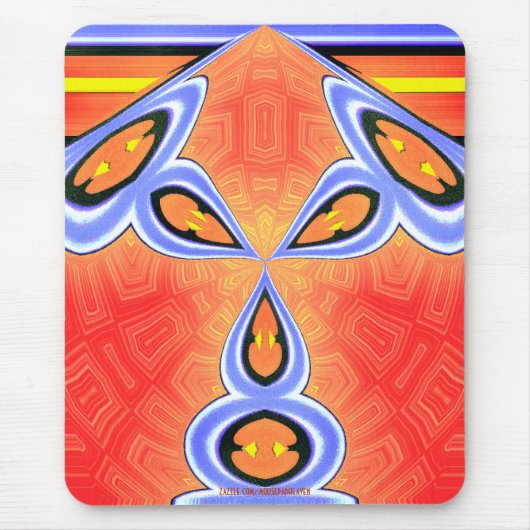 De Lamp Mousepad van het konijntje Muismat (Voorkant)