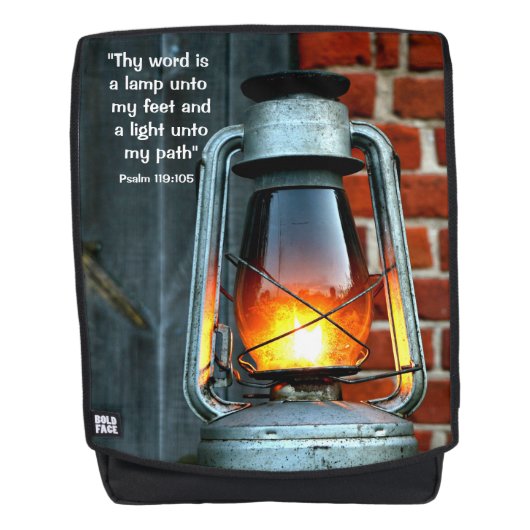 De lamp rugtassen (Voorkant)