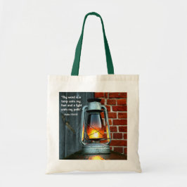 De lamp tote bag