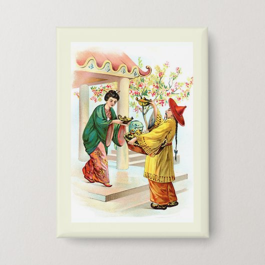 De Lamp van Aladdin Button (Voorkant)
