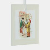 De lamp van Aladdin Glas Ornament (Voorkant Rechts)