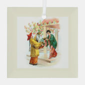 De lamp van Aladdin Glas Ornament (Achterkant)