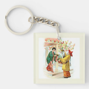 De Lamp van Aladdin Sleutelhanger
