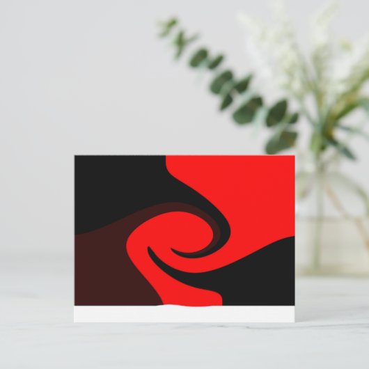 DE LAMP VAN DE LAVA BRIEFKAART (Staand voorkant)